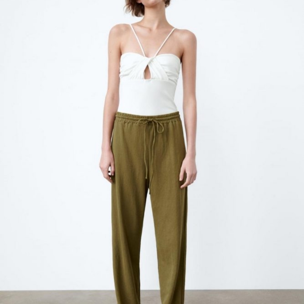 Zara white bodysuit